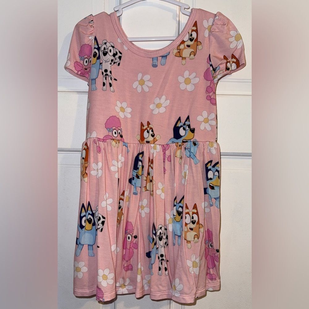Little Sleepies Bluey Garden Games Skater Dress with Bodysuit 18-24 months